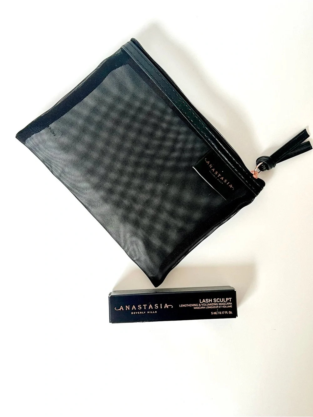 Anastasia Beverly Hills Lash Sculpt Mini Mascara & Mesh Makeup Bag
